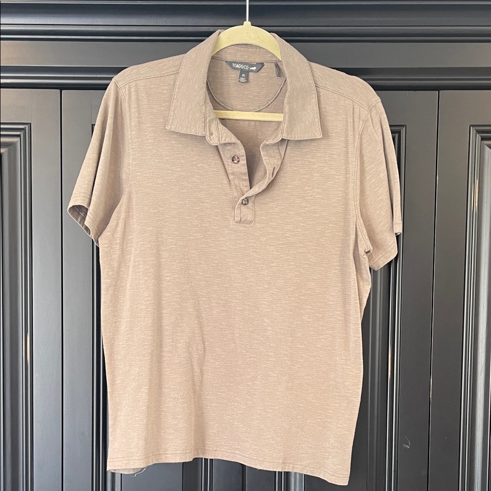 Men's Toad & Co Polo Shirt Size Medium